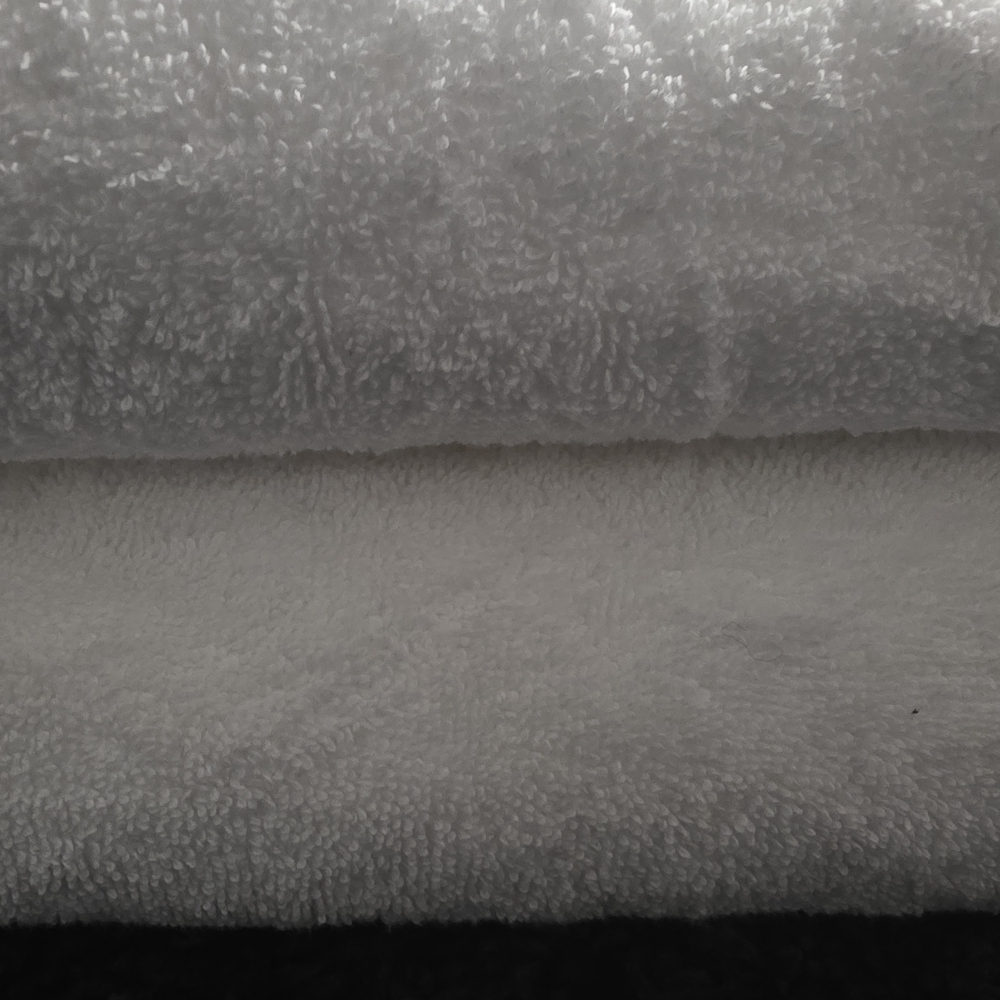 Plush White Bath Towel - Soft Cotton Terry